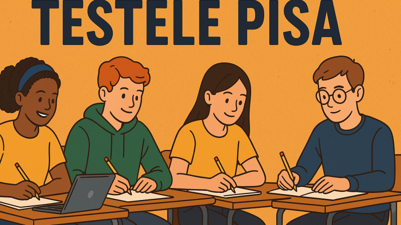 Testele PISA – o aventură de învățare pentru adolescenți cu vârste între 15 ani și 3 luni și 16 ani și 2 luni
