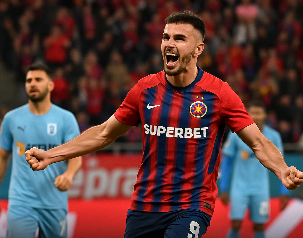 FCSB – Universitatea Craiova 1-0: Seară de vis pentru campioana Superligii